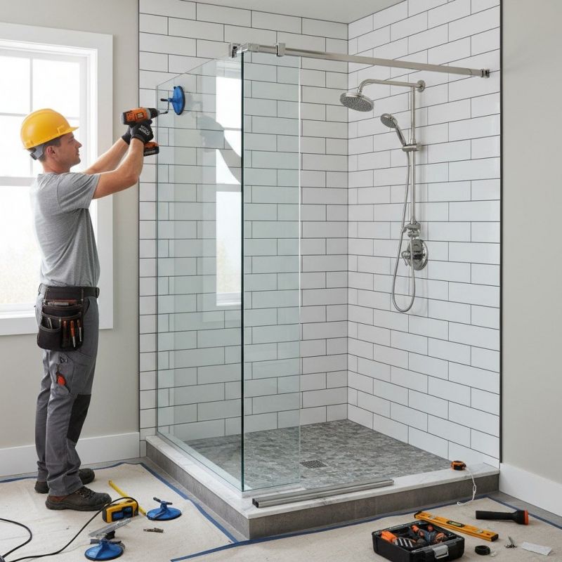 Glass Shower Door Installation in Denver, CO