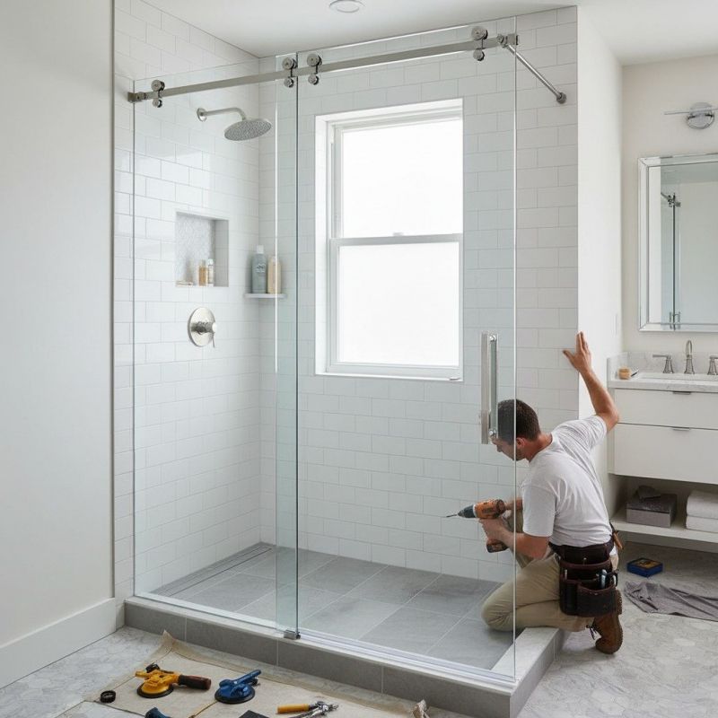 Glass Shower Door Replacement in Longmont, CO